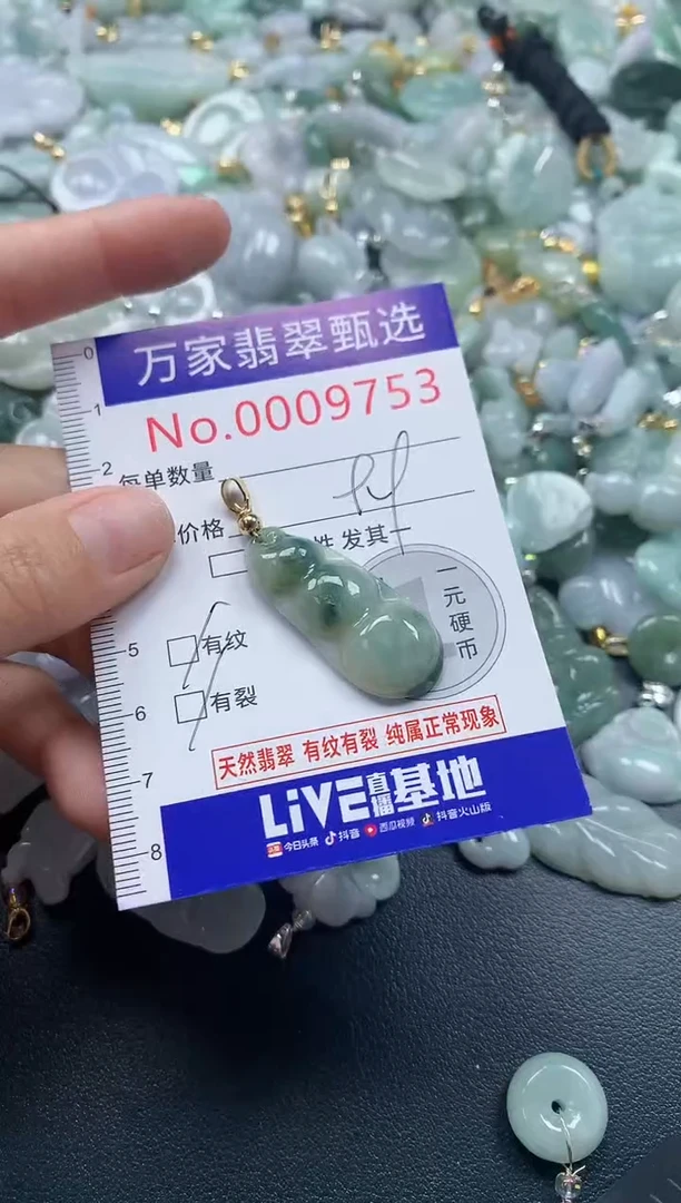吊坠(不含链)未镶嵌翡翠9753