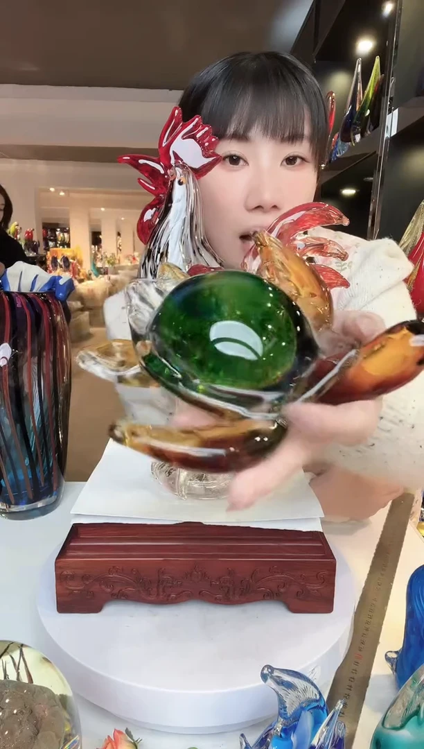 【闪购商品】茶盏琉璃摆件家居摆件