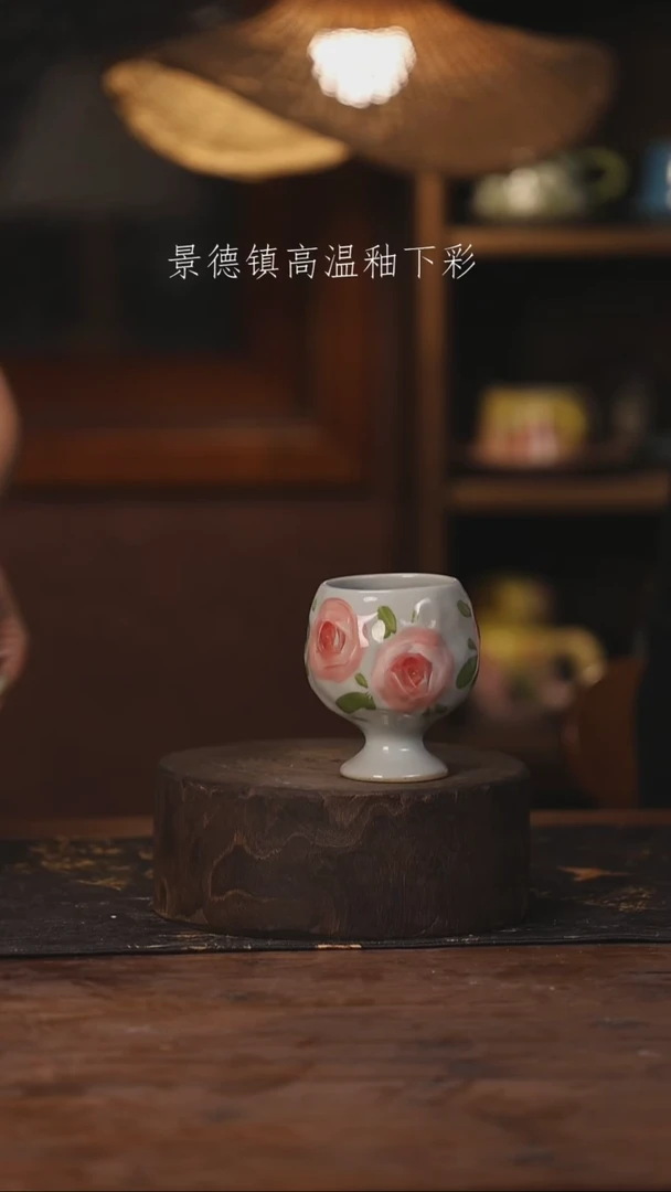 陶瓷景德镇高温釉下手绘陶瓷182