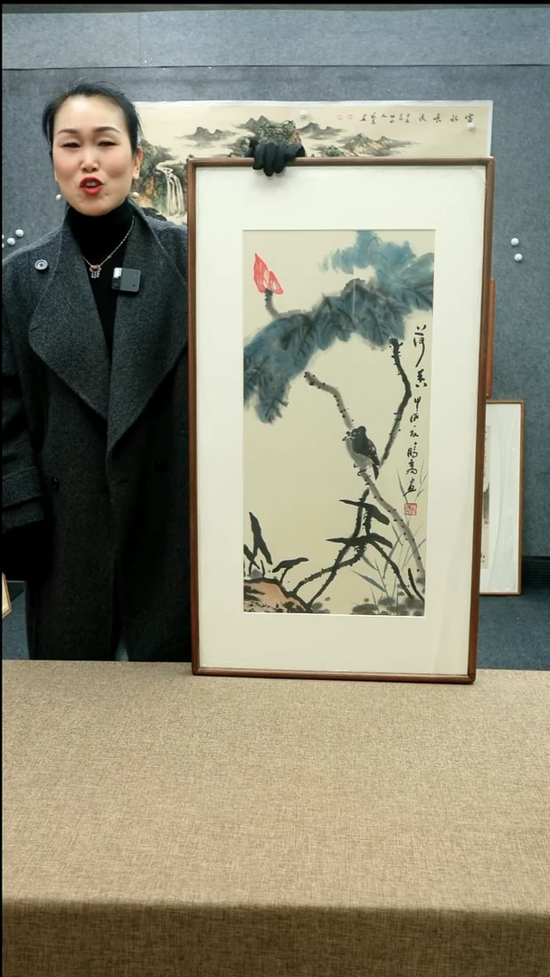 【闪购商品】国画52*92唐鹏高老师花鸟