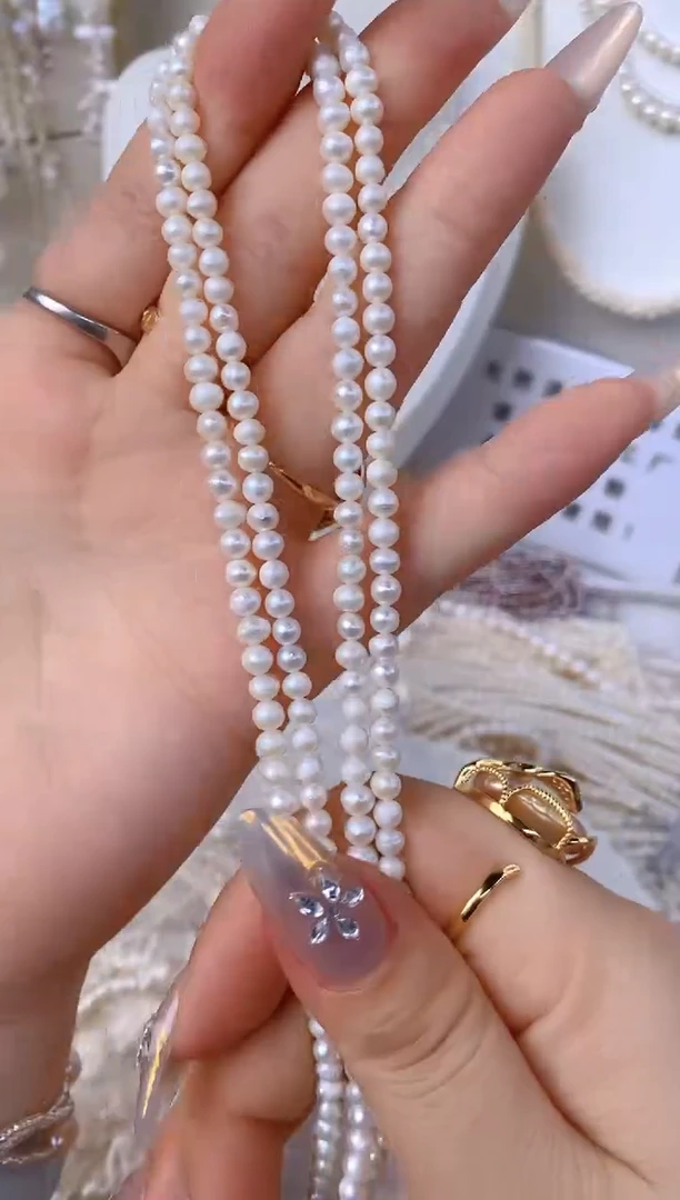 淡水珍珠未镶嵌颈饰H04