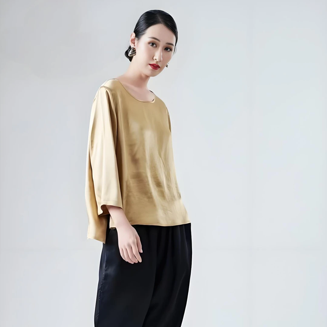 新款千金贵气轻奢宽松显瘦上衣255228