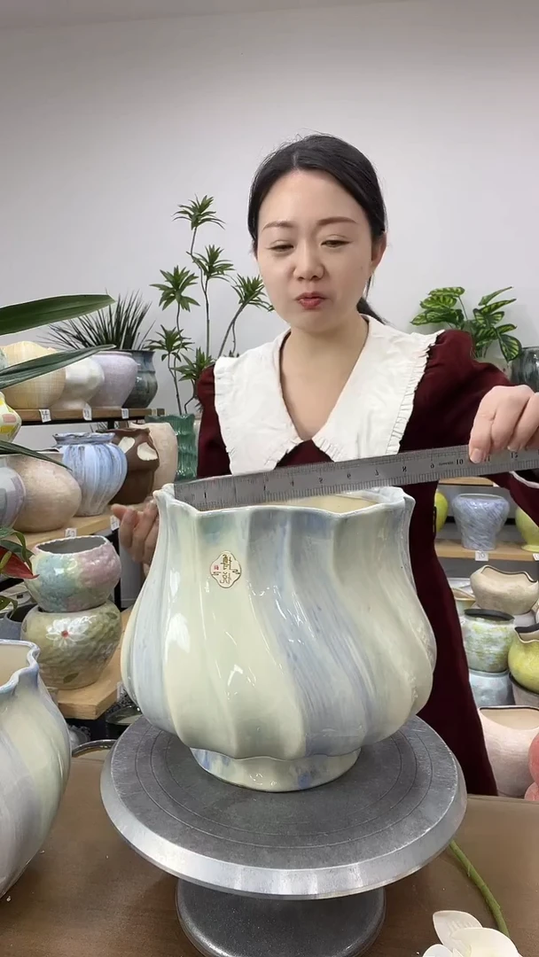 11.16陶瓷花盆直播链接高. 23     口 18