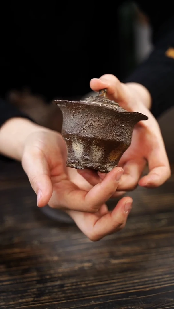 全手工制作  南蛮盖碗120cc