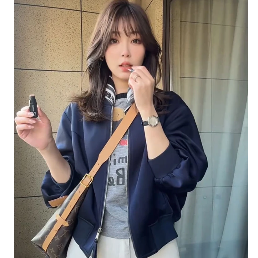 棒球服短外套女款2025年春季新款开春轻奢高级感超火减龄夹克上衣