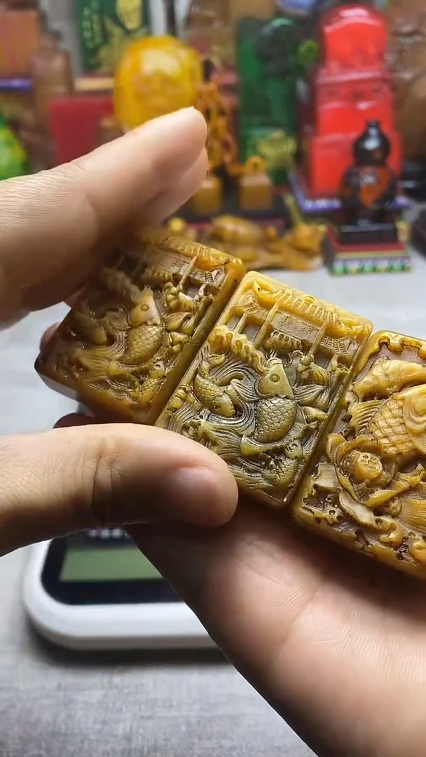 寿山石印石纯天然纂刻石料（一单一个随机发）