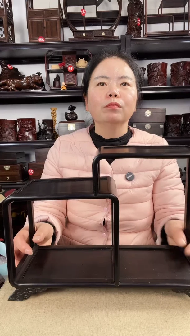 木瑕疵黑二连老李红木工艺品