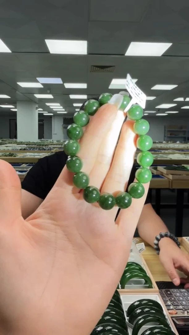 颈饰未镶嵌和田玉碧玉手串 BI-12MHDSC2X 多样性发一