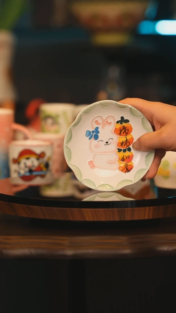 【闪购商品】摆件景德镇釉下彩绘设计师款式陶瓷