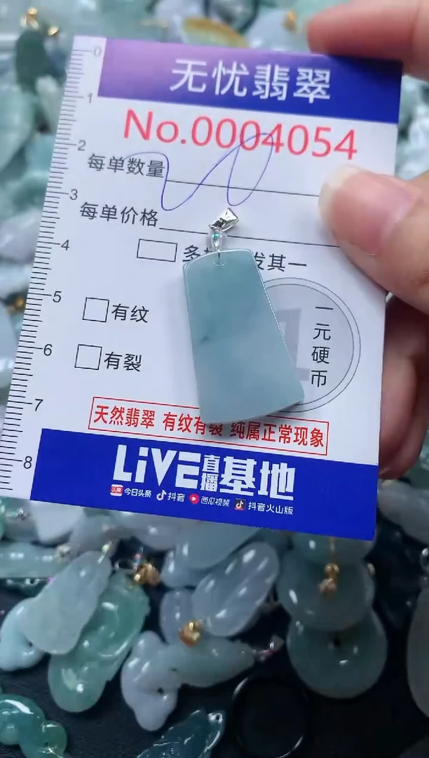 颈饰未镶嵌翡翠4054