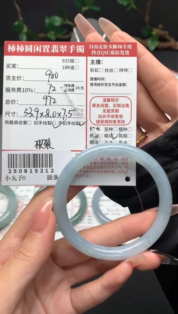 未镶嵌手镯翡翠姐姐250815212
