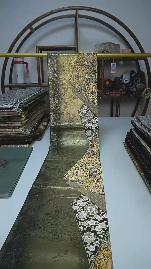 织绣110西阵织六通宝相花