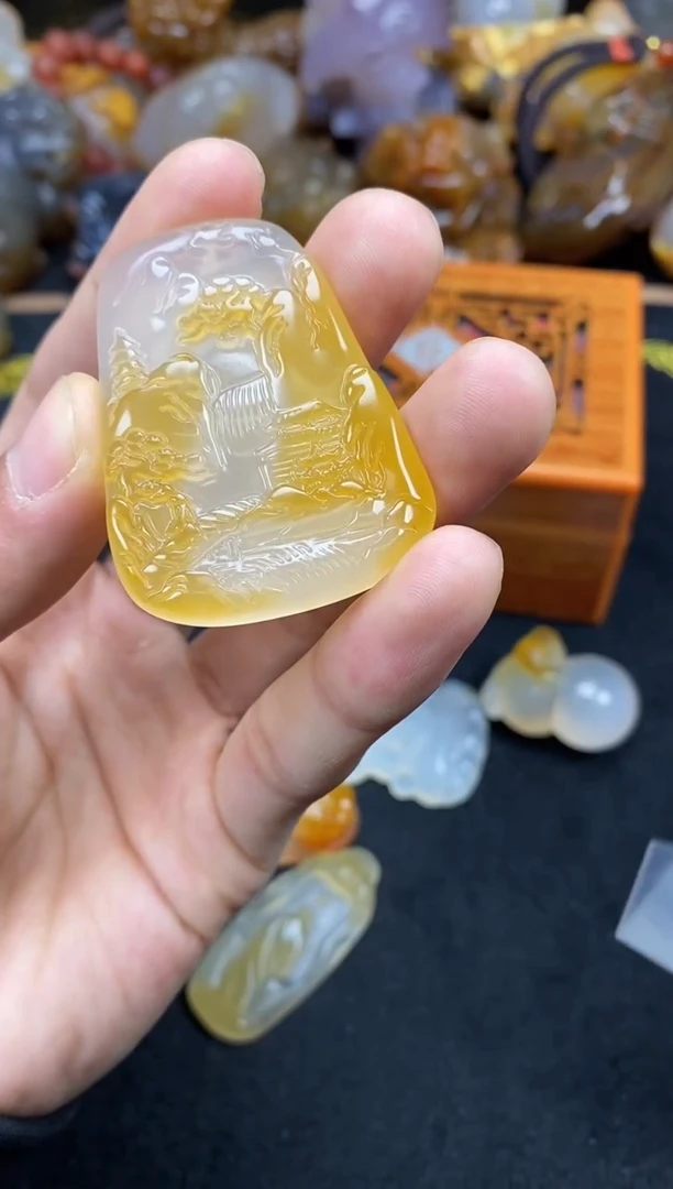 未镶嵌玛瑙/玉髓珠宝奇石ღ****࿐0