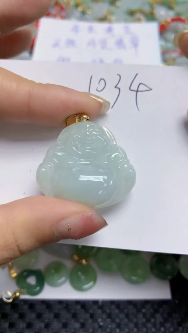 【闪购商品】翡翠颈饰合金天然A货翡翠