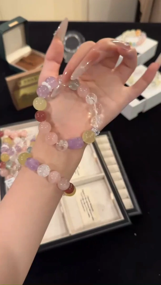 水晶手链合金多宝x1896