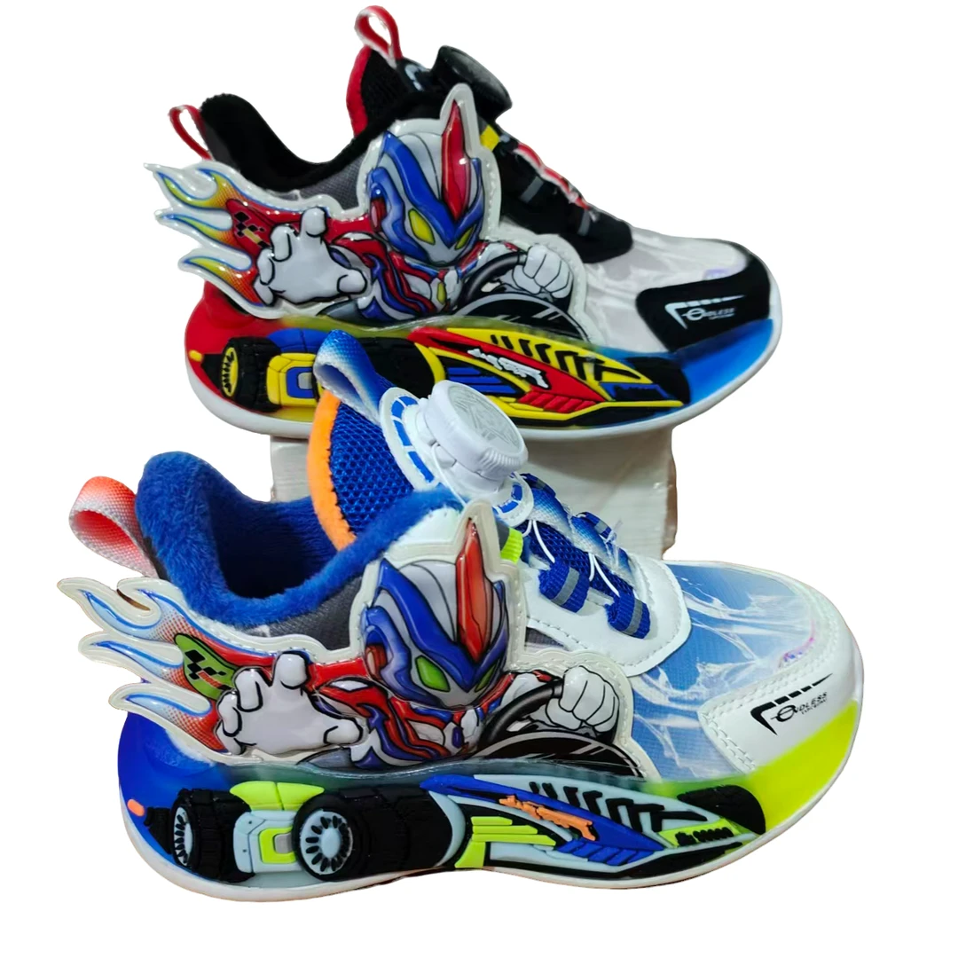 带灯款不保灯，无运费险新款二棉皮面旋转纽扣运动鞋轻底防滑8520。