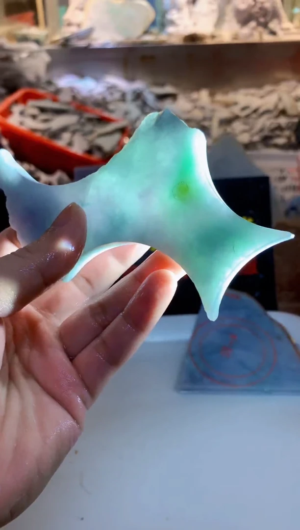 裸石翡翠0朗0翡翠珠宝911