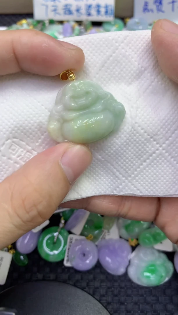 颈饰未镶嵌翡翠天然缅甸A货翡翠