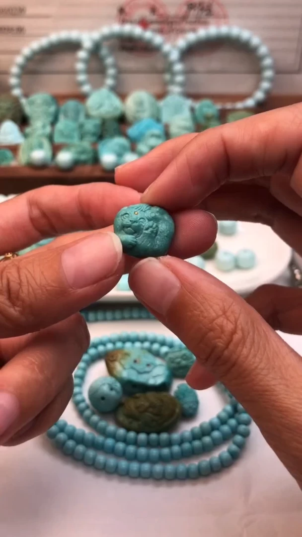 未镶嵌绿松石狮子12.6/14/6.6