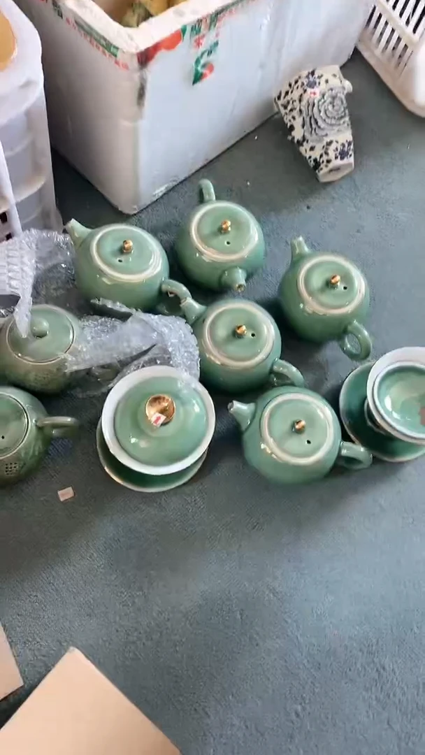 瓷片瑕疵一个陶瓷茶具茶器