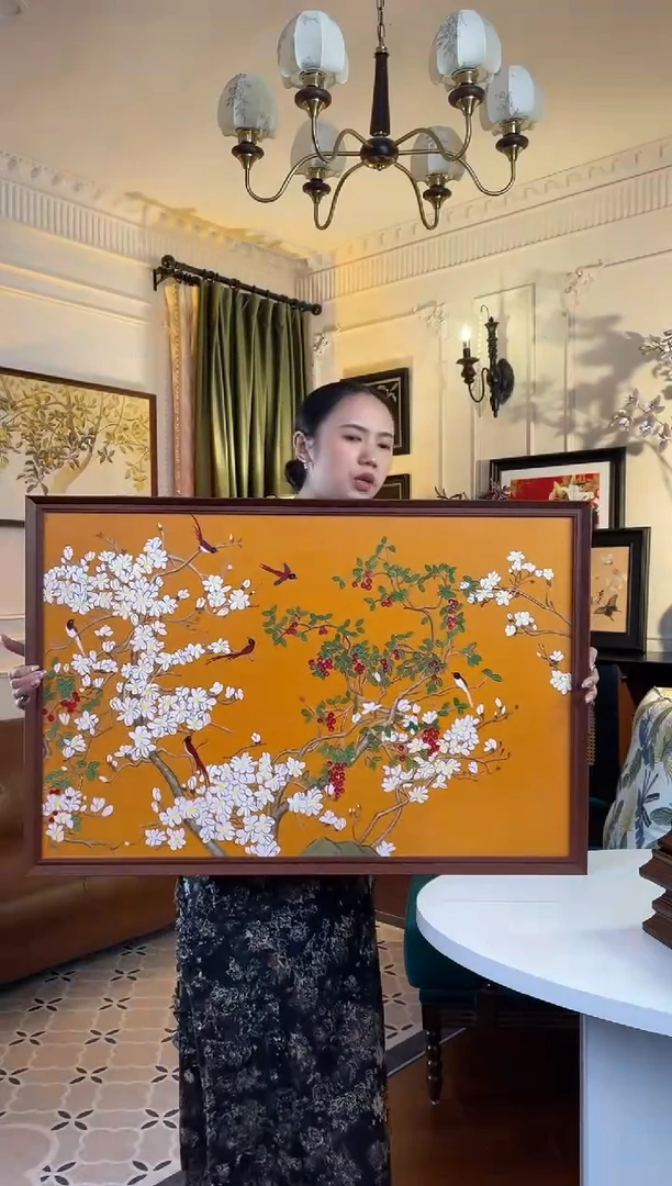 横款横版满园春色90*60