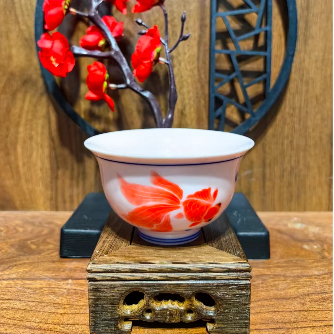 仿古瓷 A063景德镇制陶瓷主人杯一件