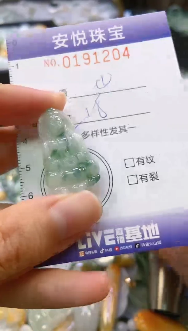 翡翠未镶嵌颈饰闪购0191204多样性发其一