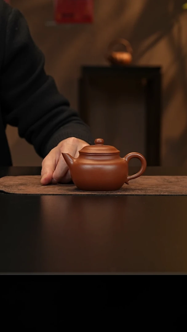 【闪购商品】紫砂茶壶允禾斋wxy 朱泥 水平