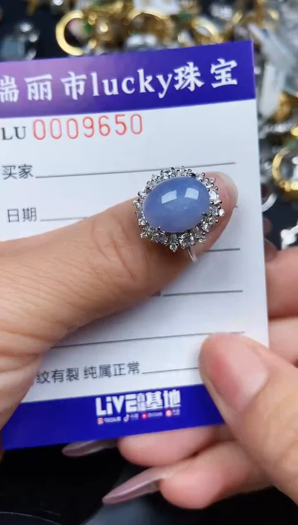 翡翠银S925镶嵌颈饰9650