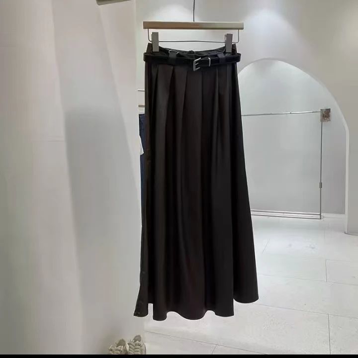 《婷婷专属》E3F3039XB 春季杏色半身裙 优雅百搭