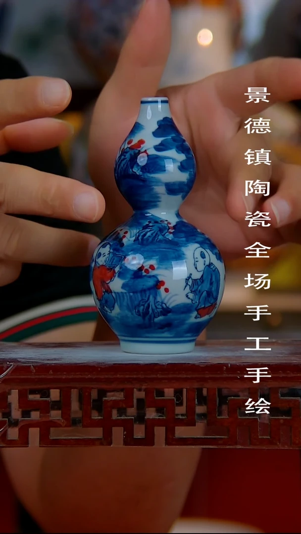 摆件景德镇陶瓷 全场手工手绘