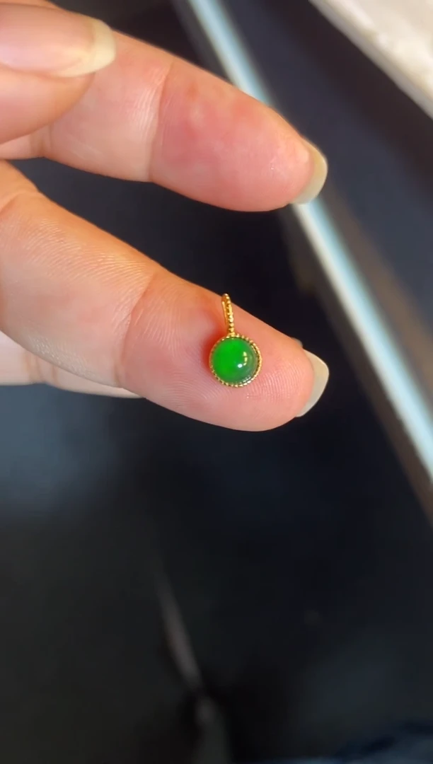 吊坠(不含链)银S925镶嵌翡翠1