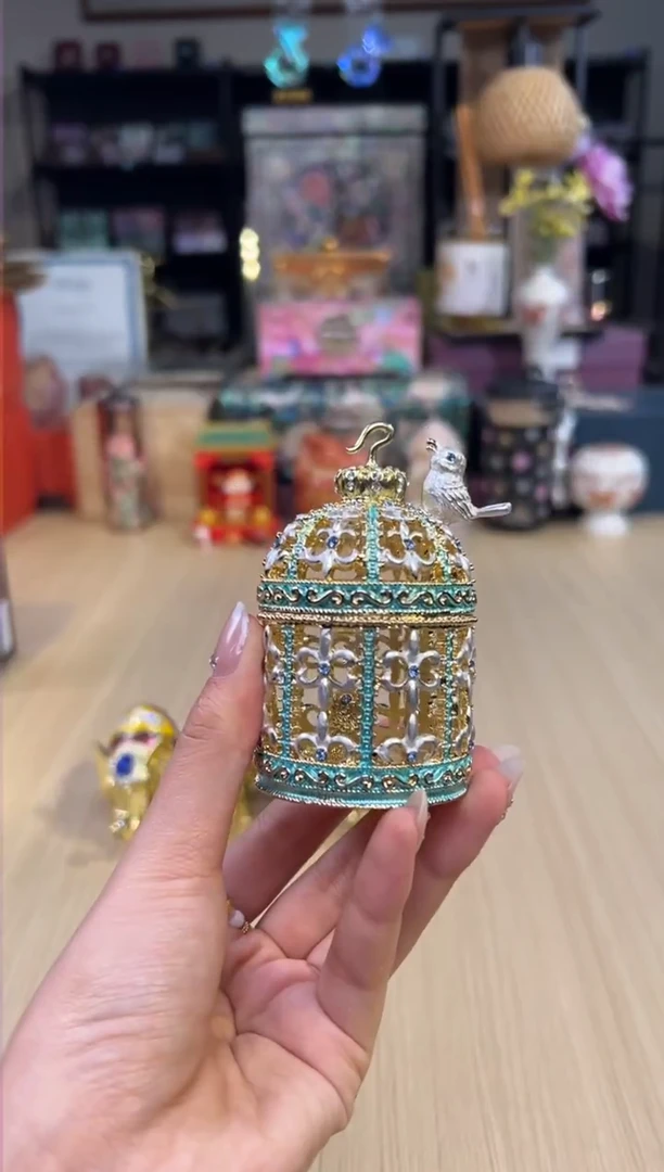 183七宝蓝色笼中鸟