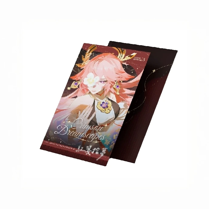 【平拆】浮绘图录红笺拾梦原神色纸第三弹 收藏卡牌盲盒(默认代拆)S