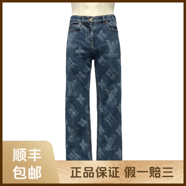妃鱼/路易威登/棉/裤子/95新/s零九一六