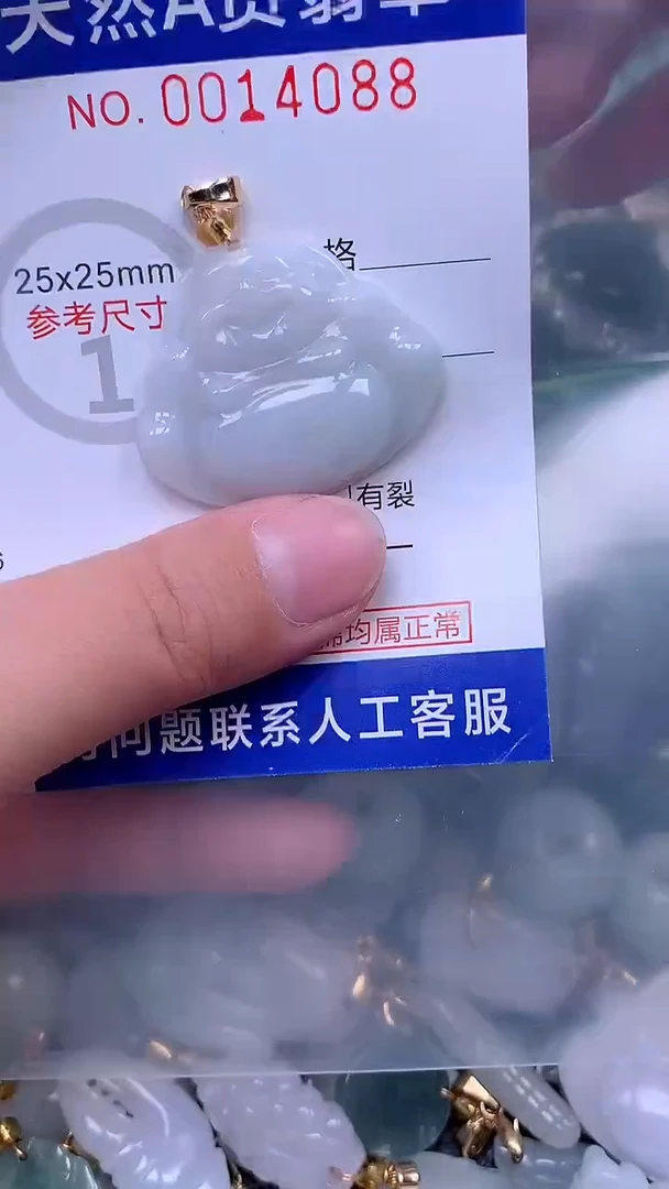 吊坠(赠链)未镶嵌翡翠1