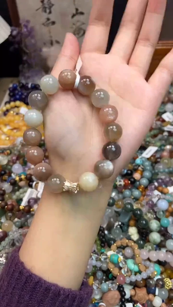 未镶嵌手链月光石128