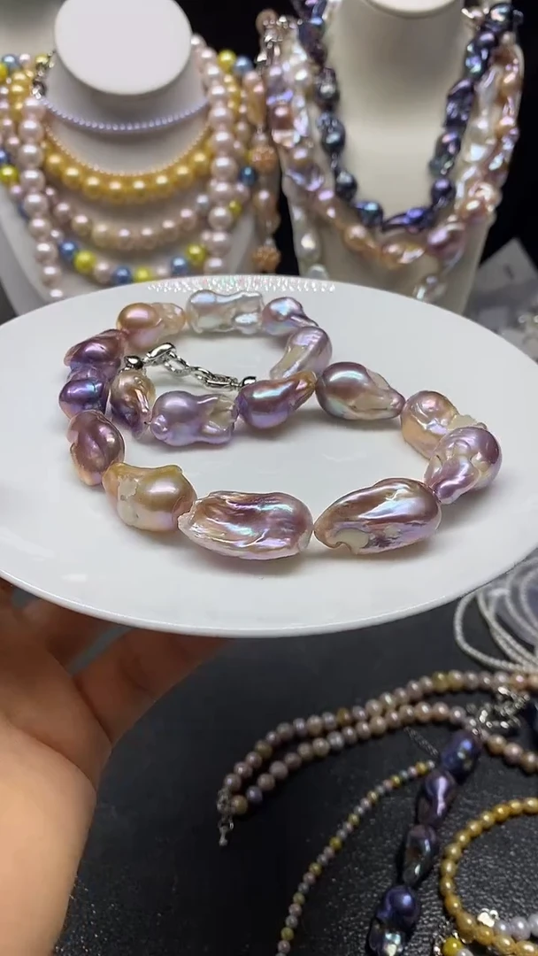 颈饰未镶嵌淡水珍珠多人