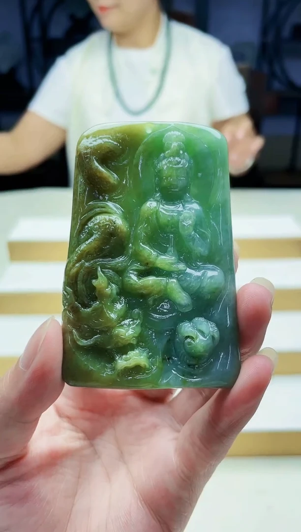 未镶嵌定制翡翠毛货09140128