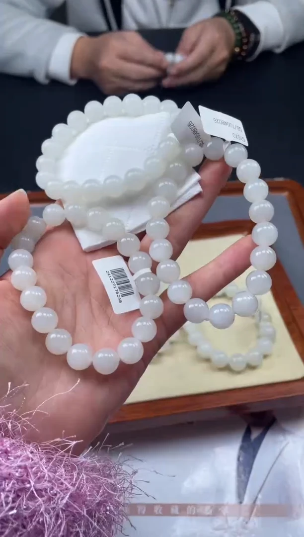 【闪购商品】和田玉手串未镶嵌-21HDJT0128380多样性发其一