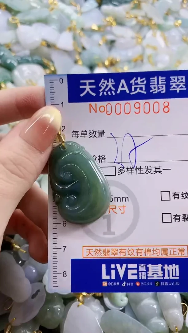 颈饰未镶嵌翡翠天然A货翡翠