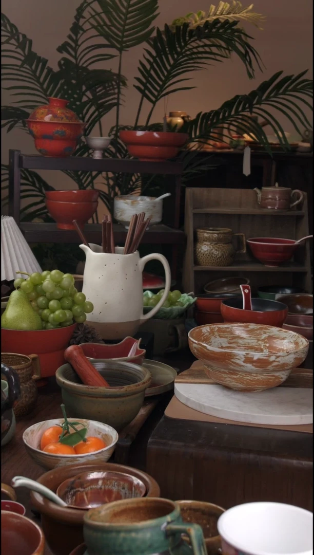 碗景德镇手工高温餐具手刷面碗