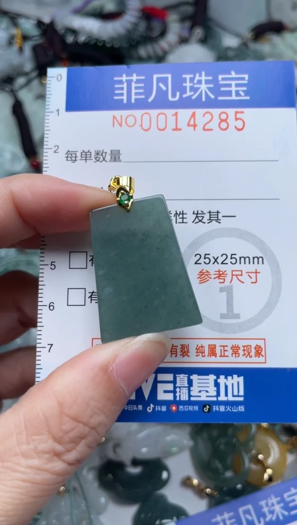 颈饰未镶嵌翡翠14285