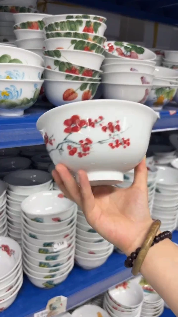 景德镇手绘釉中彩（食品级）正德碗