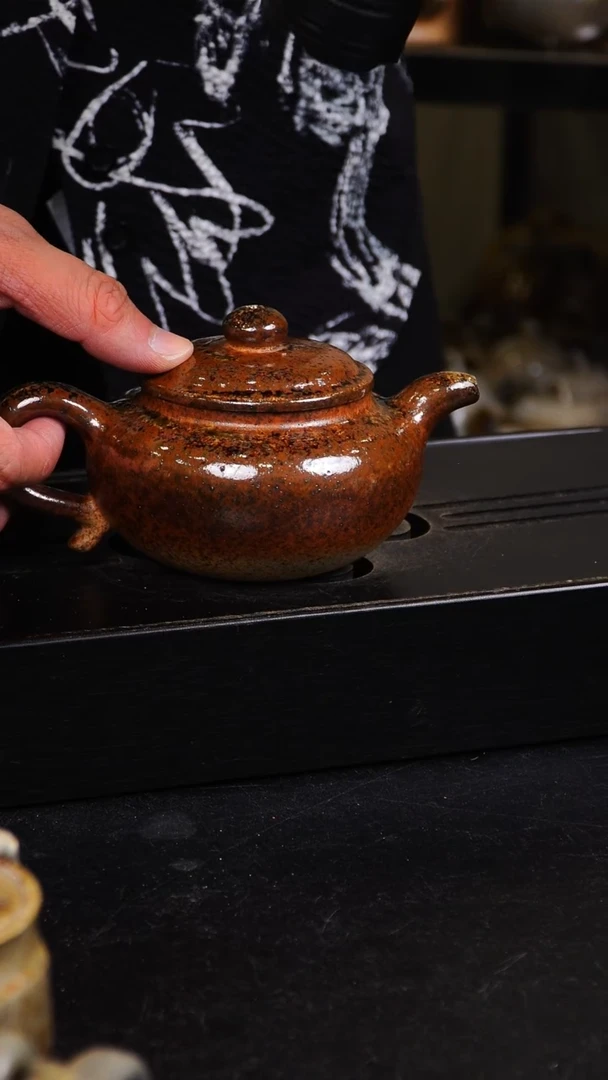 茶壶紫砂宜兴紫砂柴烧壶