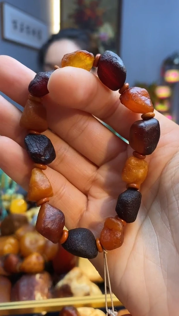 未镶嵌琥珀手串手串