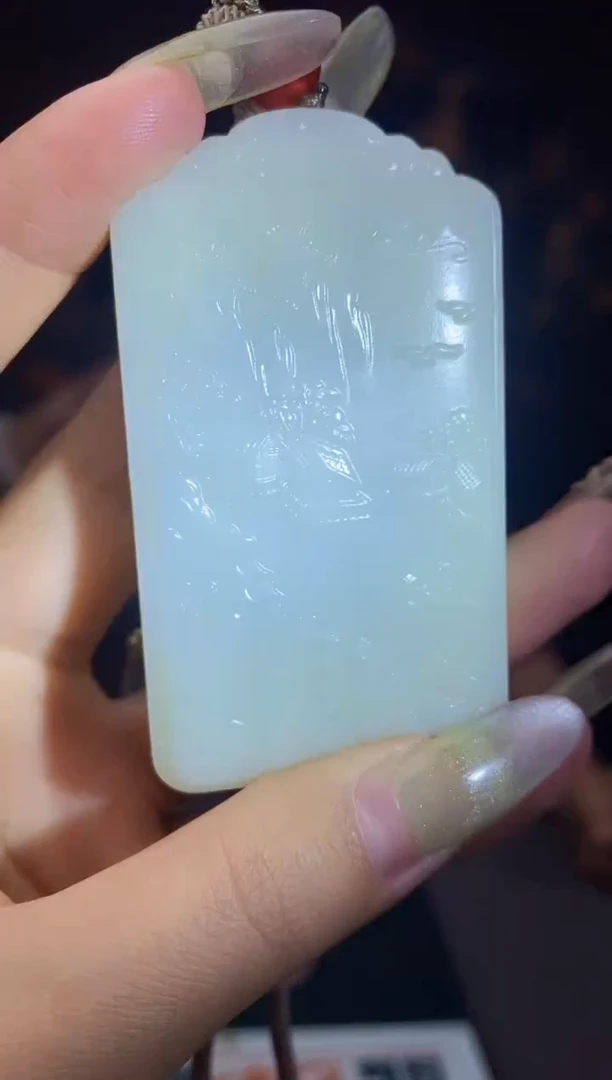 和田玉未镶嵌颈饰C775