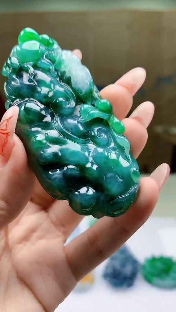 【闪购商品】定制翡翠未镶嵌4902ty-毛货挂件142