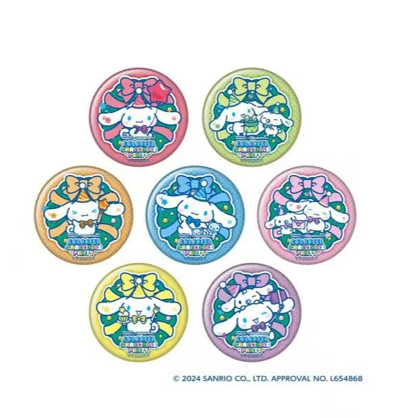 三丽鸥圣诞玉桂狗个人池吧唧 全7种 日版正版动漫周边