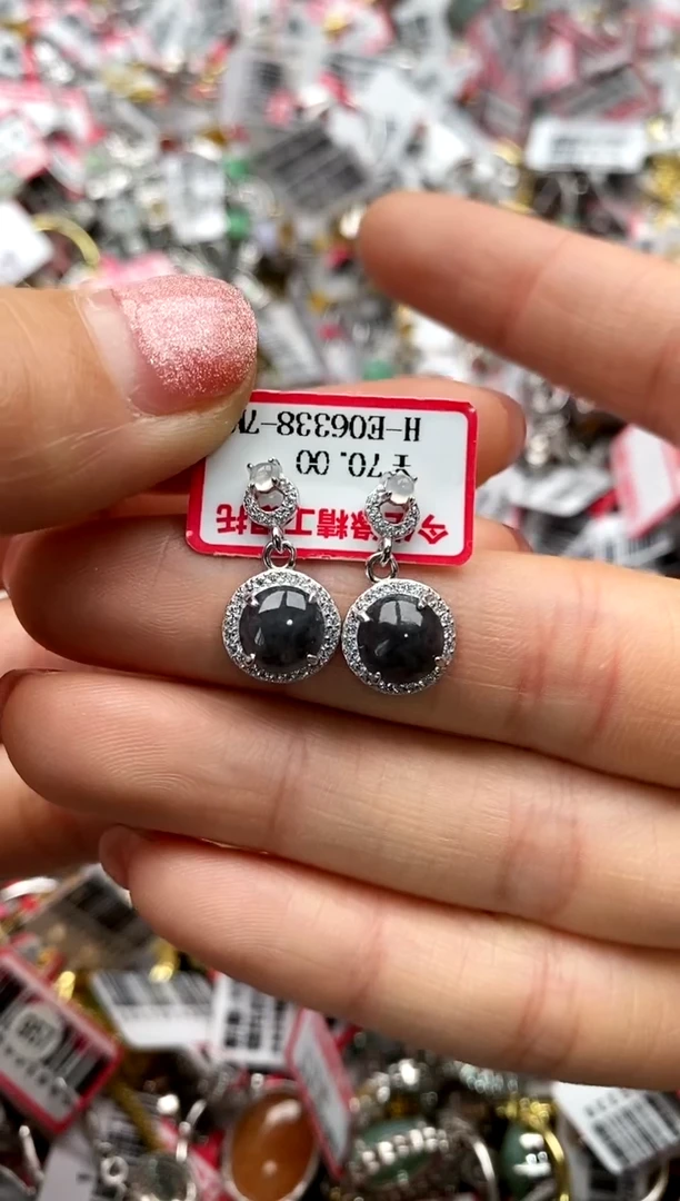 【闪购商品】翡翠戒指银S925镶嵌3333333     3